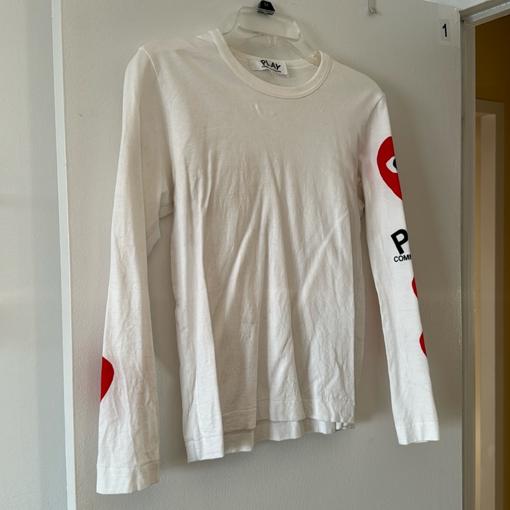 Comme des garçons PLAY long sleeve shirt